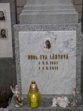 Autor: J.D.
Název: Pomník Evy Lányové, Veverské Knínice, 2011