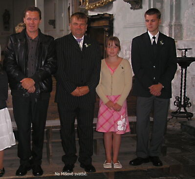 Autor: Růžena Dibitanzlová
Název: Srpen2009-na Míšově svatbě.