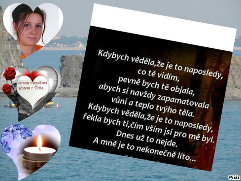 Autor: HANNA KVAPILOVÁ-MAMINKA
Název: Milují Tě moje zlatíčko ღ¸¸.✿ڿڰۣ— moc mi chybíš Leničko