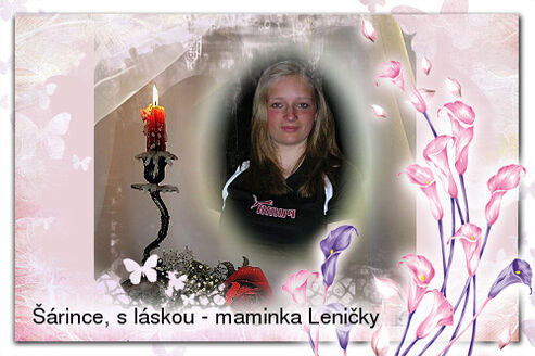 Autor: HANNA KVAPILOVÁ-MAMKA LENIČKY
Název: (¯`v´¯)ّۣۜ •●¤ّۣۜ(¯`v´¯)♥ّۣۜ♥ّۣۜ ¤*¨¨*¤.¸¤* .¸¸.°ღ♥ღ°odpočívej v pokoji zlatíčko.