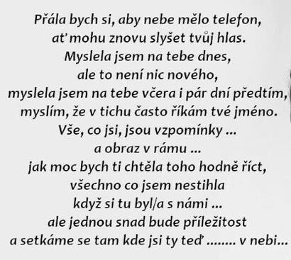 Autor: miluji a vzpomínám,máma
Název: synovi,máma