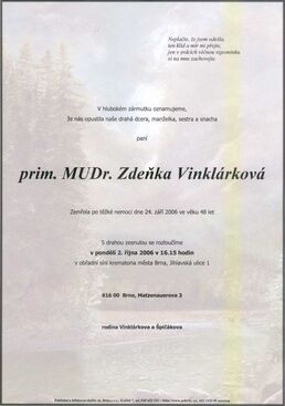 Autor: Marta Skamenova
Název: Zdenka