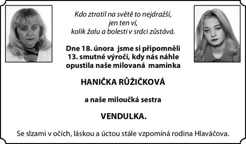 Autor: Dana Hlaváčová
Název: Hanka s vendulkou
