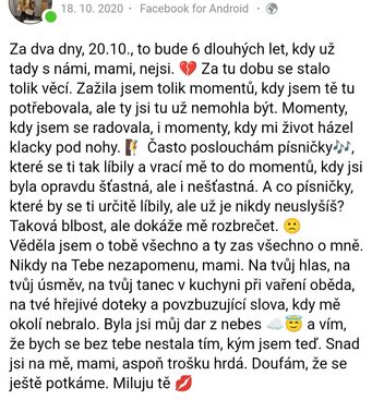 Autor: Nicol Dellucci
Název: Tolik nevyslovených slov, které už ti nikdy nemůžu říct