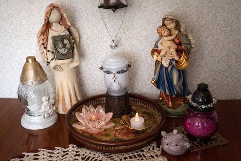 Autor: Eva Rei
Název: vzpomínkový koutek pro Evičku